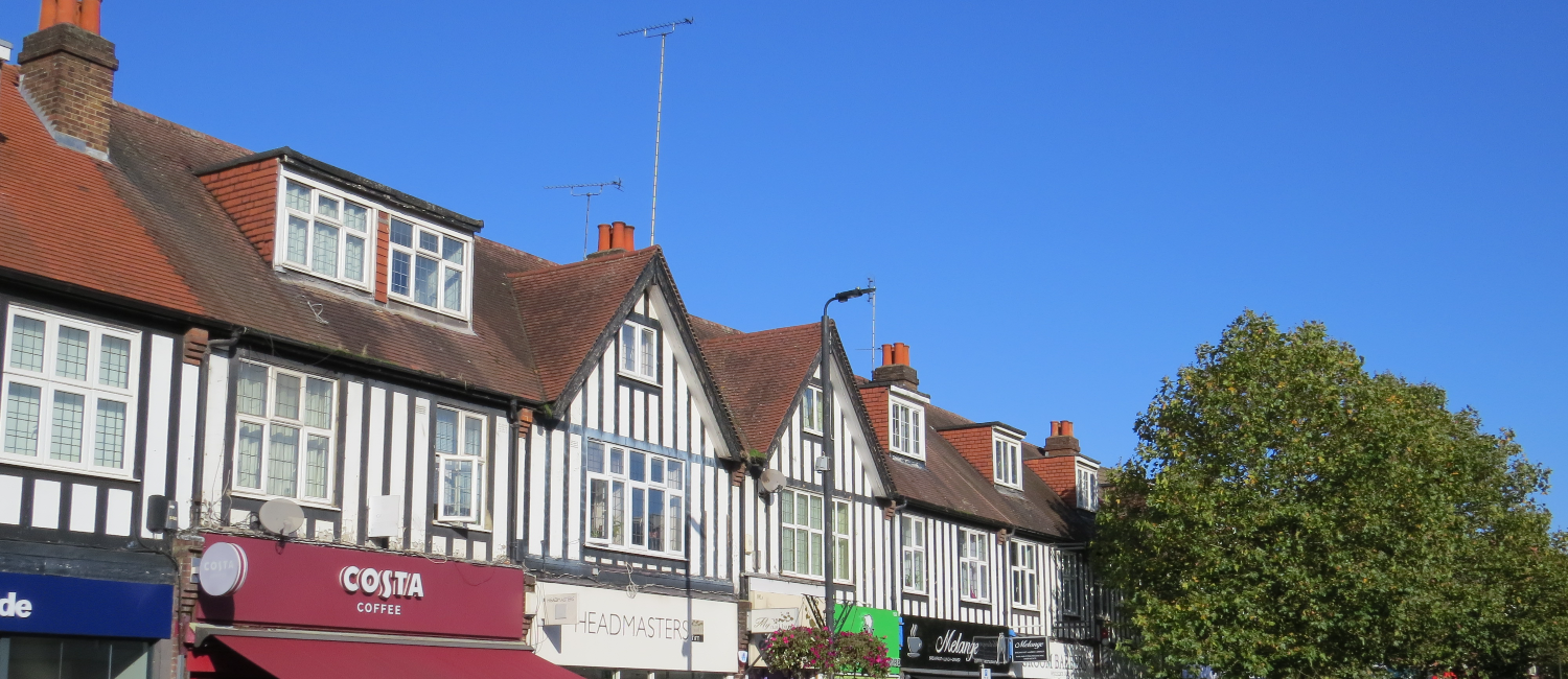 Period semi residential semi commercial buildings in Orpington